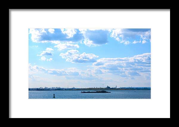 South Ferry Framed Print featuring the photograph South Ferry Water Ride21 by Terry Wallace