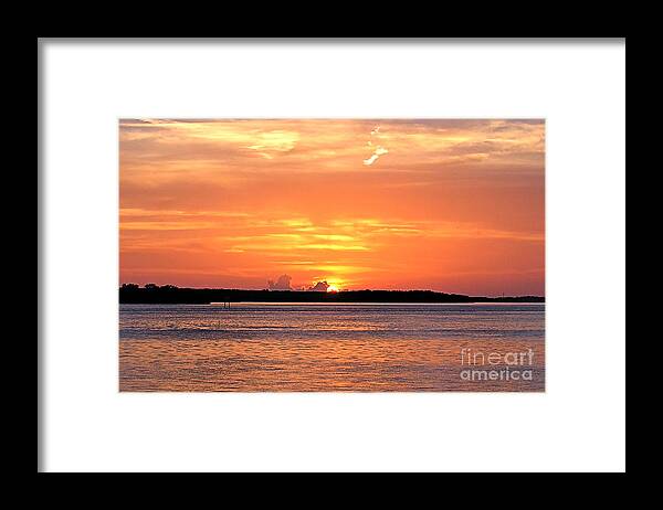 Florida Framed Print featuring the photograph Southwest Florida Sunset by Carol Bradley