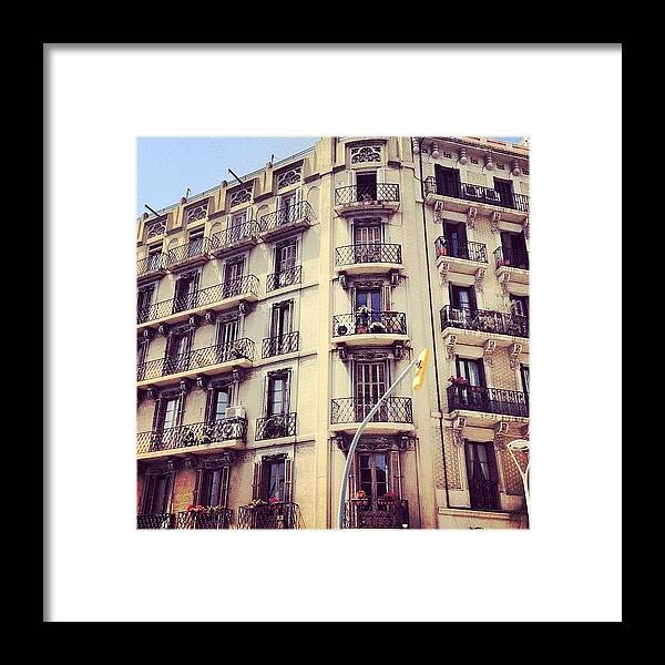  Framed Print featuring the photograph Spanish Architecture by Chris Nice