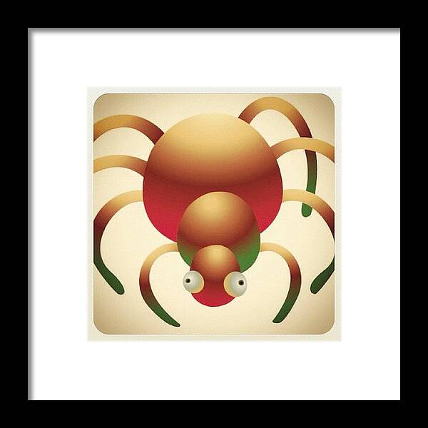 Spider Framed Print featuring the photograph Spider4 by Gary Krejca