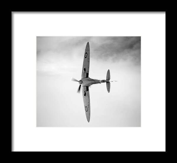 Supermarine Framed Print featuring the photograph Spitfire. by Ian Merton