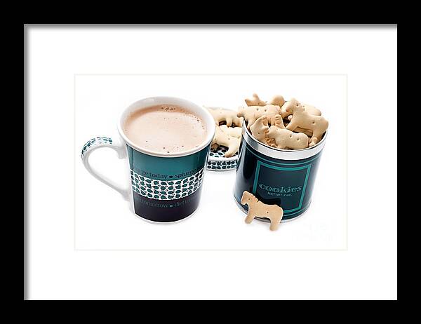 Cup Hot Cocoa Framed Print featuring the photograph Splurge Today Diet Tomorrow by Andee Design