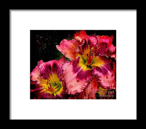 Flower Framed Print featuring the photograph Spring Blooms by Davandra Cribbie