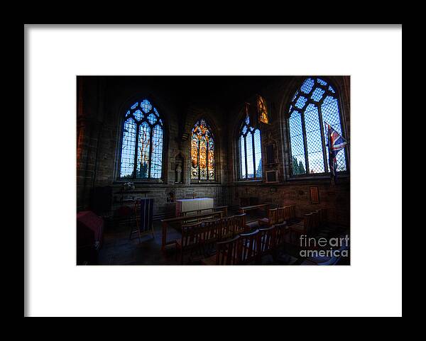 Yhun Suarez Framed Print featuring the photograph St Andrew's Church - Bye-Altar by Yhun Suarez
