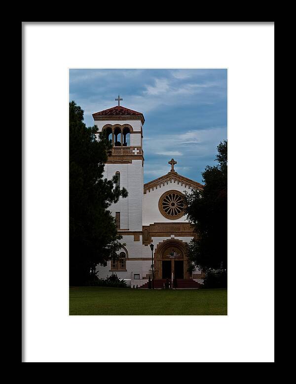 Abbey Framed Print featuring the photograph St. Leo Abbey by Ed Gleichman