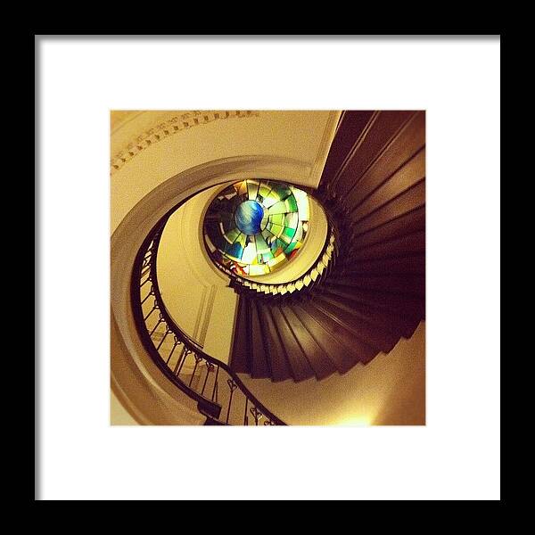 Abstract Framed Print featuring the photograph Stairway by Marce HH
