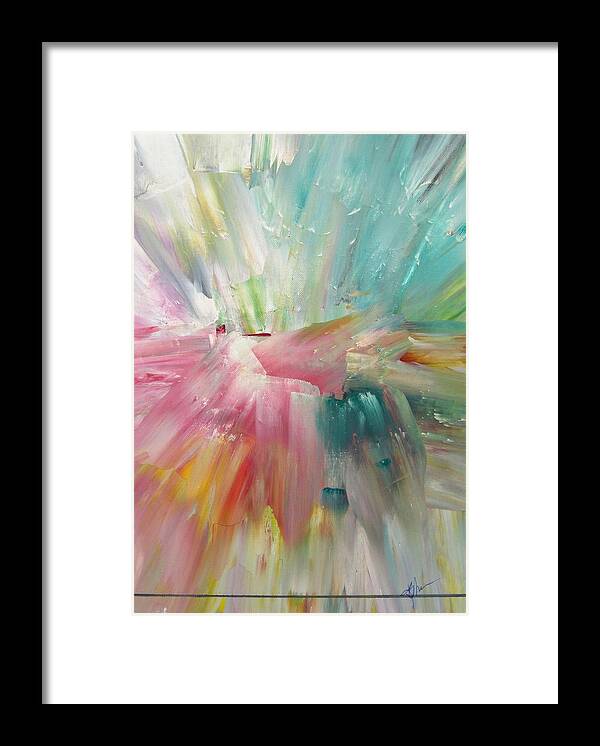 Star Framed Print featuring the painting Star by Kathy Sheeran