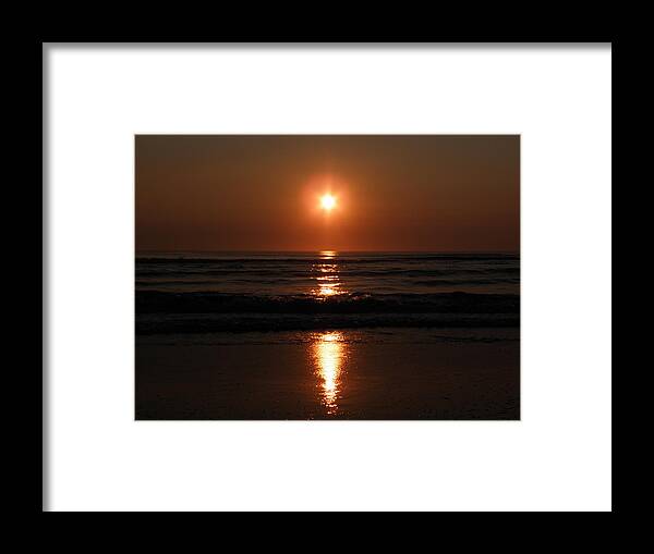Sunrise Framed Print featuring the photograph Star Rise by Kim Galluzzo Wozniak