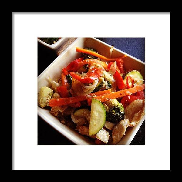 Instagram Framed Print featuring the photograph Stir Fry by Cameron Bentley