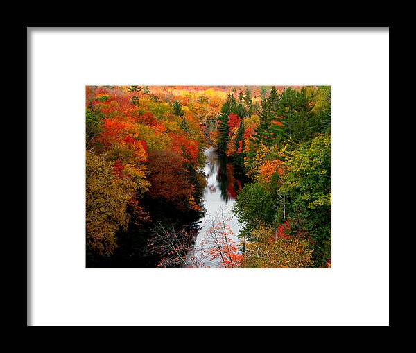 Fall Framed Print featuring the photograph Stolen Fall by Mike Hainstock