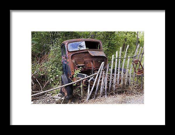 Rust Framed Print featuring the photograph Stripped by Peter Chilelli