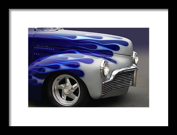 Custom Framed Print featuring the photograph Studebaker Rod by Bill Dutting