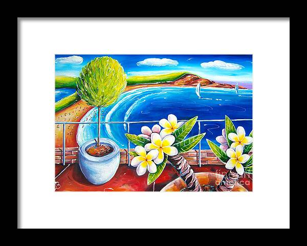 Summer Framed Print featuring the painting Summer Life by Deb Broughton