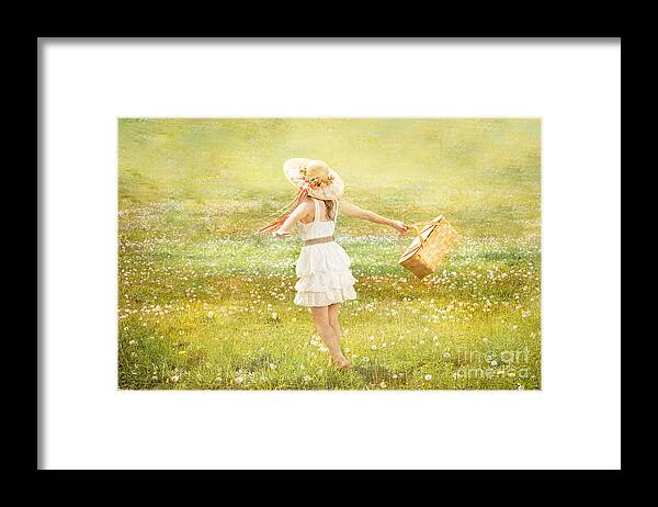 Summer Framed Print featuring the photograph Summer Picnic by Cindy Singleton