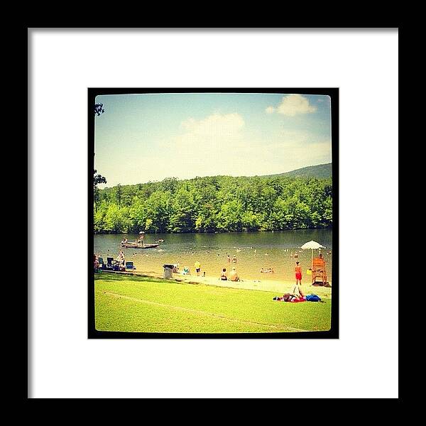 Summer Framed Print featuring the photograph Summer Scene by Lori Lynn Gager