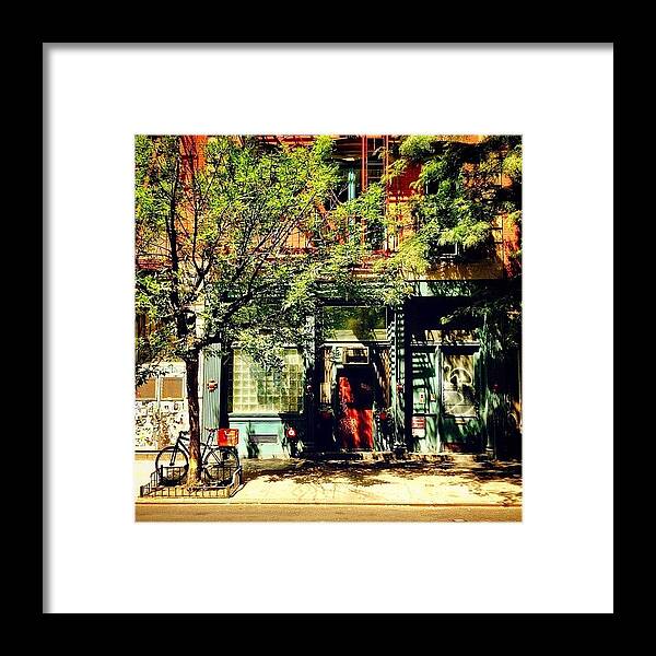 New York City Framed Print featuring the photograph Summer Sun - New York City by Vivienne Gucwa