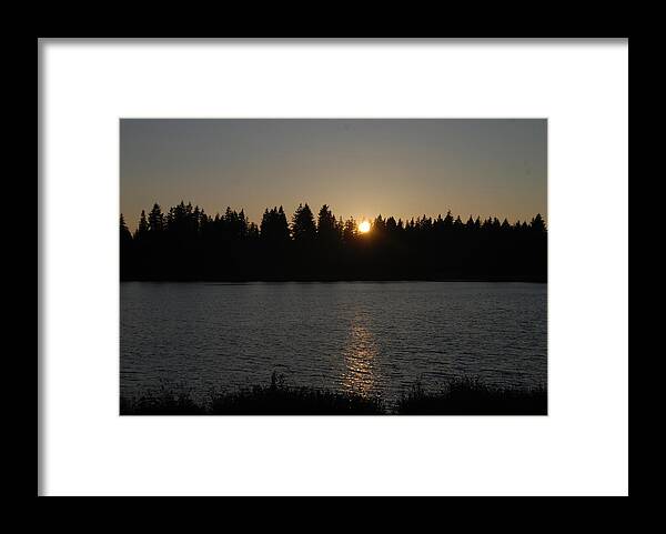 Summer Framed Print featuring the photograph Summer Sunset by Michael Merry
