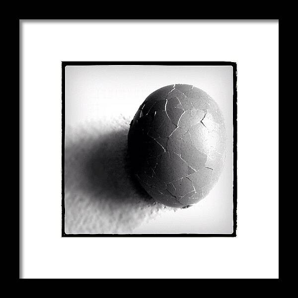 Organic Framed Print featuring the photograph Sunny Side #food #foodies #organic #egg by Jennifer Augustine