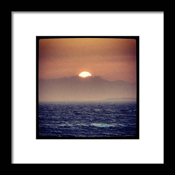 Beautiful Framed Print featuring the photograph Sunrise Egypt 2010 #holiday #sky by Carl Edge