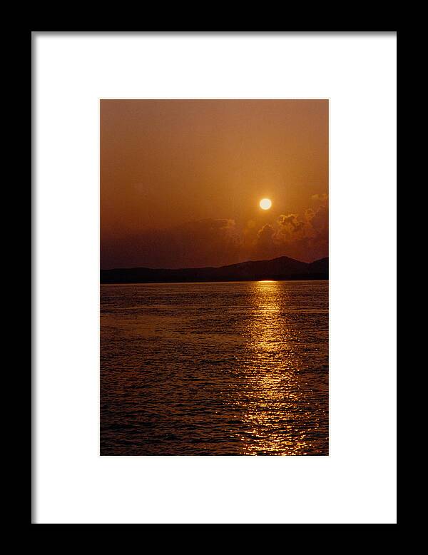 Torres Strait Framed Print featuring the photograph Sunrise over Horn Island by Joe Michelli