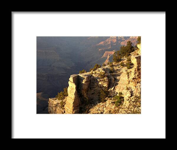 Grand Canyon Framed Print featuring the photograph Sunset At The Grand Canyon V by Julie Niemela