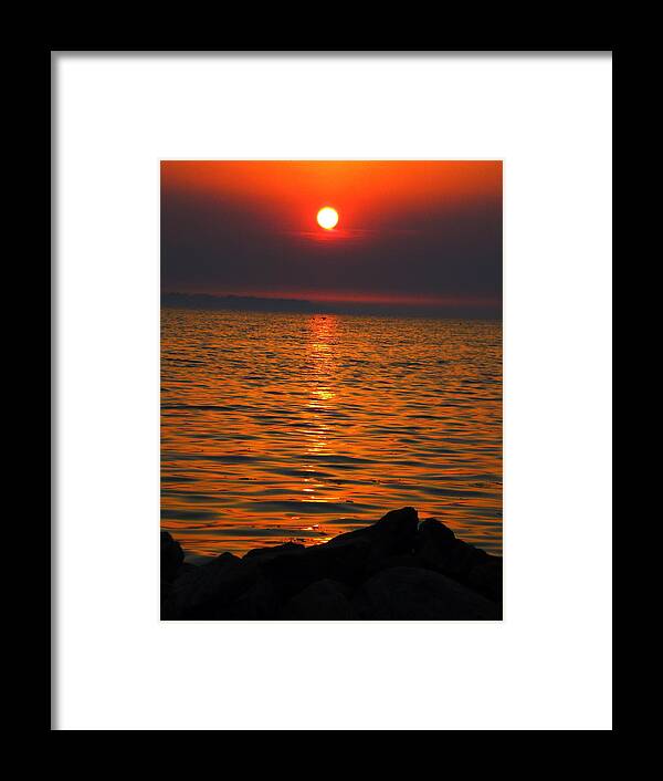 Coletteguggenheim Framed Print featuring the photograph Sunset by Colette V Hera Guggenheim