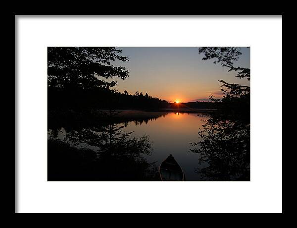 Sunset Framed Print featuring the photograph Sunset Evening by Peter DeFina