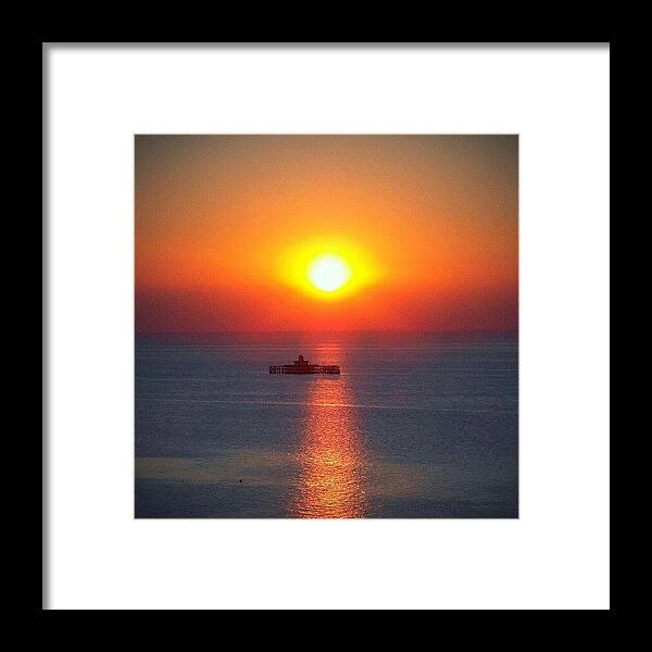 Summer Framed Print featuring the photograph Sunset On 24.07.2012 by Dan Slade