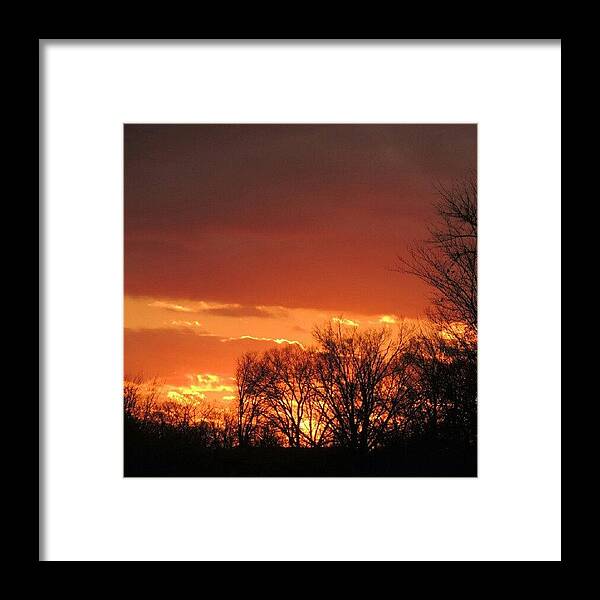 Dusk Framed Print featuring the photograph Sunsetter by Kelli Stowe