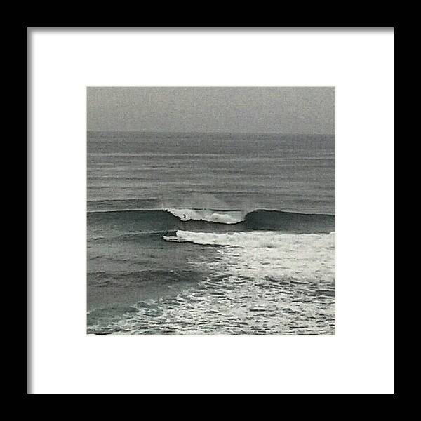 Surf Framed Print featuring the photograph #surf #meñakoz #beach #cala #euskadi by David R
