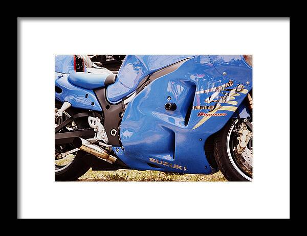 Racing Framed Print featuring the photograph Suzuki Hayabusa by Michelle Calkins