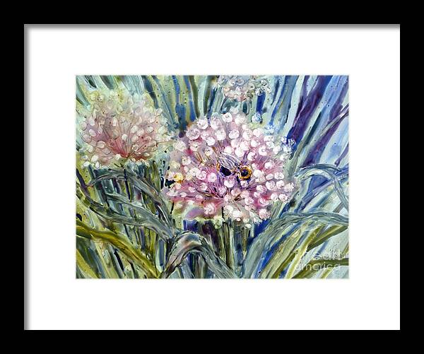 Bee Framed Print featuring the painting Sweet Attraction by Louise Peardon