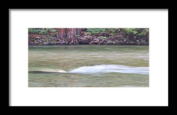 Kings River Framed Print featuring the photograph Swift Water At Kings River by Heidi Smith