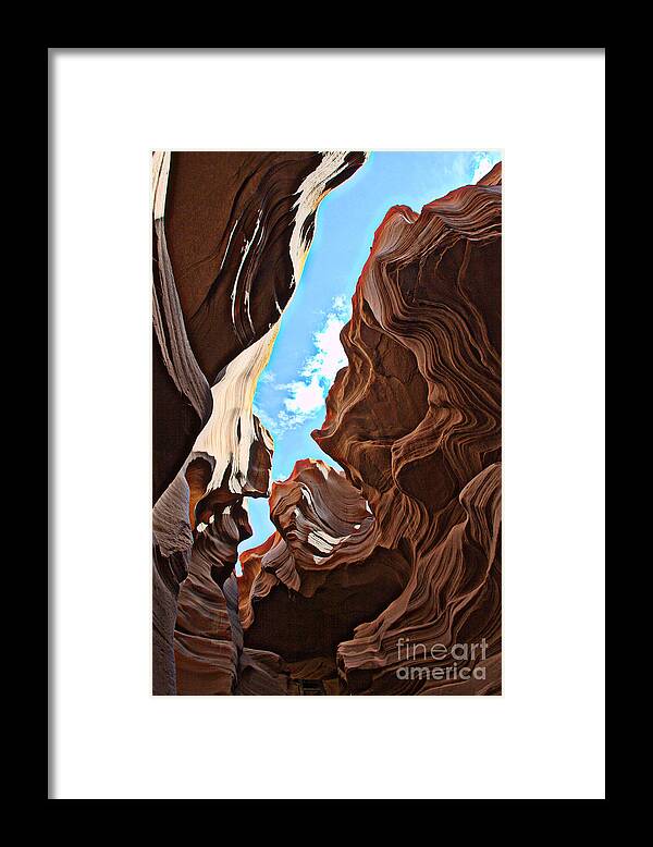 Antelope Framed Print featuring the photograph Swirls by Jim McCain