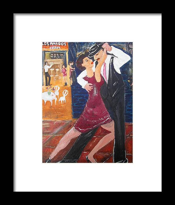 Tango Framed Print featuring the photograph tango en Uruguay by Alfredo Ruiz Diaz