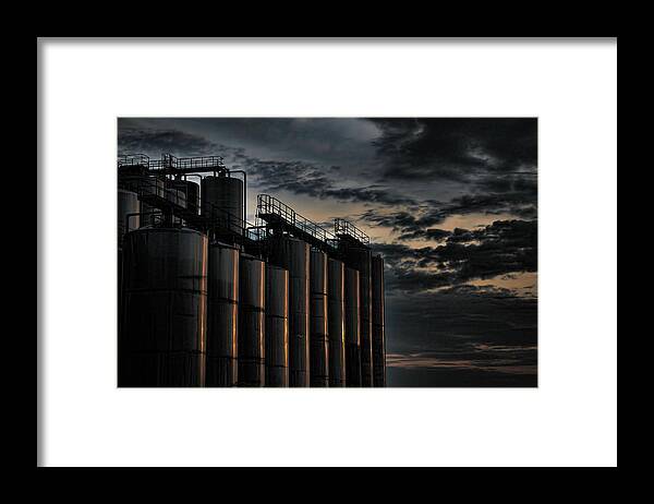 Beer Framed Print featuring the photograph Tanks by Alan Norsworthy