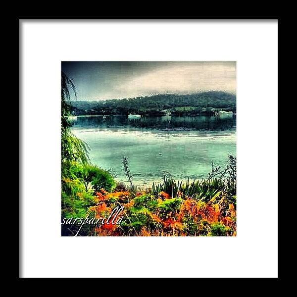 Beautiful Framed Print featuring the photograph Tasman Peninsula. #tasmania #australia by Cherie Harvey