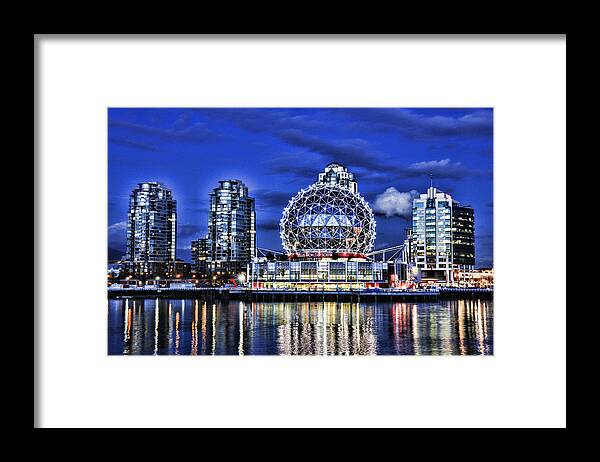 Telus Framed Print featuring the photograph Telus Science Center Vancouver Bc by Lawrence Christopher