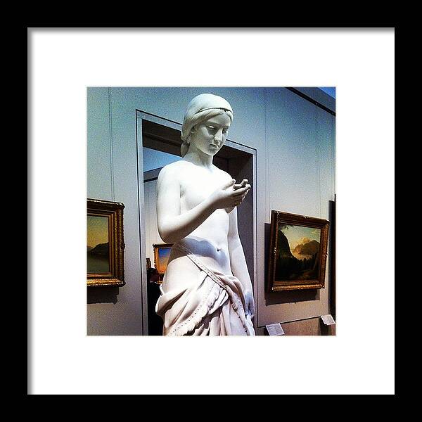  Framed Print featuring the photograph Texting, 32 Bc by T C