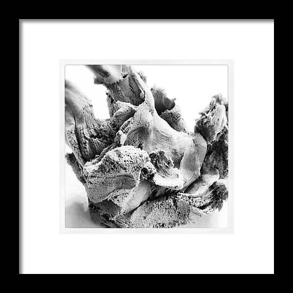 Texture Framed Print featuring the photograph #texture by Esther Huynh