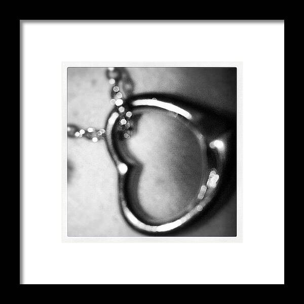 Necklace Framed Print featuring the photograph Thanks @carlosshabo For The #necklace! by Kristin Rogers
