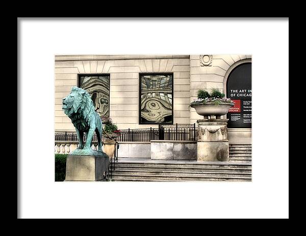 The Art Institute Of Chicago Framed Print featuring the photograph The Art Institute Of Chicago - 1 by Ely Arsha