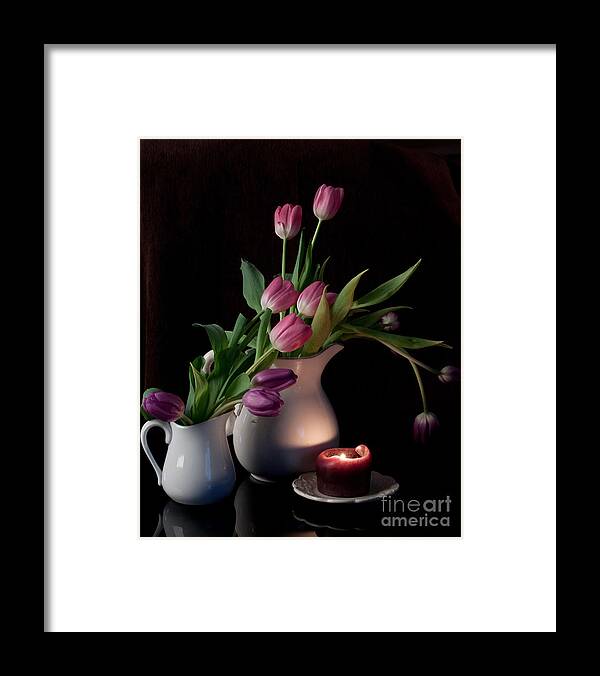 Tulips Framed Print featuring the photograph The Beauty of Tulips by Sherry Hallemeier