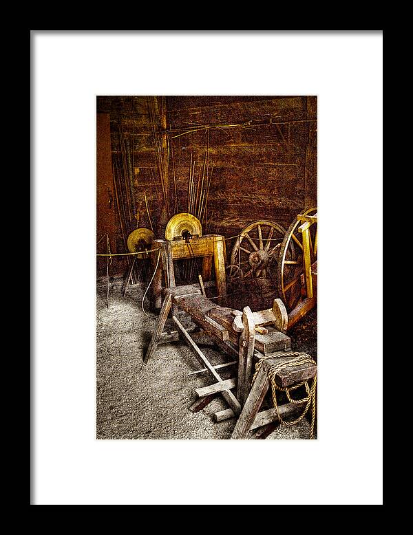 Fort Nisqually Framed Print featuring the photograph The Blacksmith Shop II by David Patterson