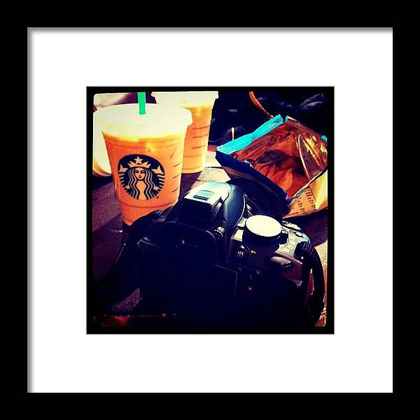  Framed Print featuring the photograph The Buck Stops Here. Starbucks! by Nikhil Chawla