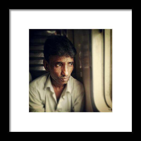 People Framed Print featuring the photograph The Calm Face by Nikhil Idicula