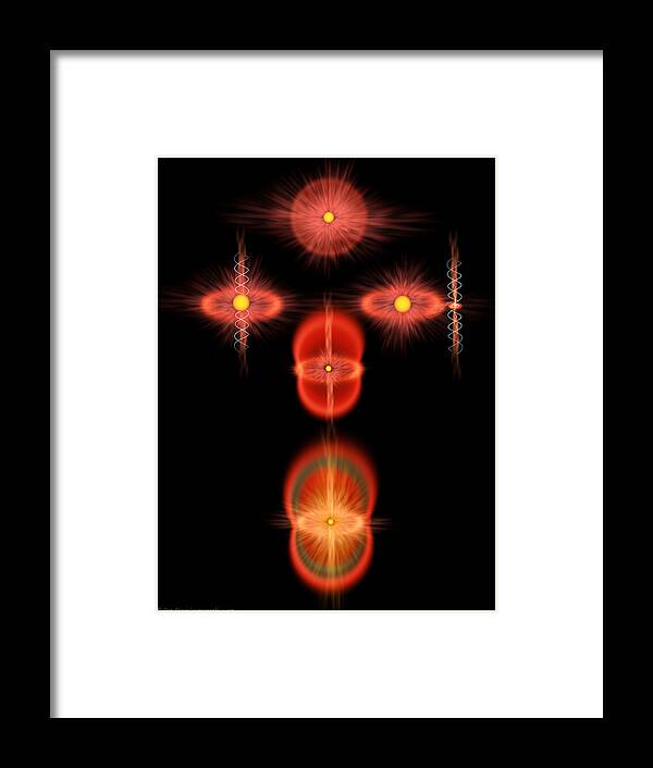 Space Framed Print featuring the painting The Cat's Eye Nebula by Don Dixon