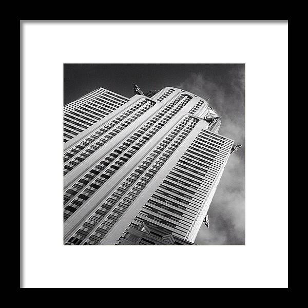 Newyork Framed Print featuring the photograph The Chrysler Building NY by Joel Lopez