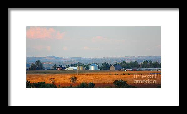 Sunset Framed Print featuring the photograph The Countryside by Davandra Cribbie