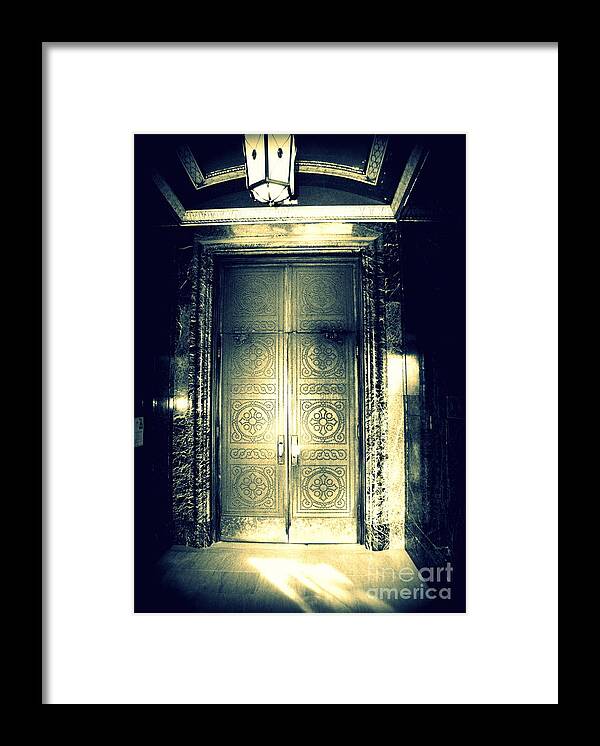 Door Framed Print featuring the photograph The Doorway by Alex Blaha